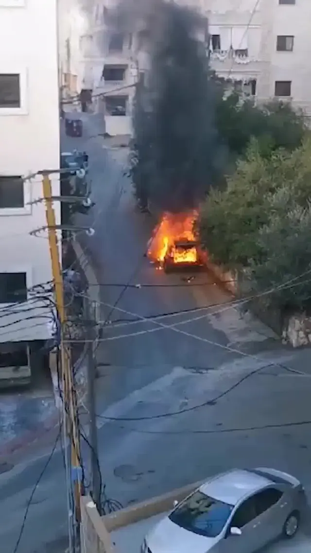 תיעוד ממכשיר שהתפוצץ בתוך רכב בלבנון