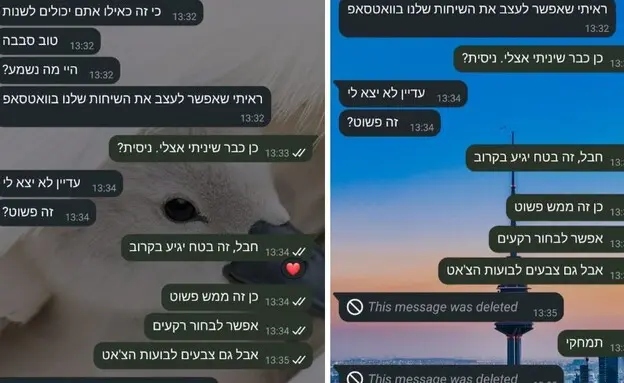 שינוי עיצוב בוואטסאפ